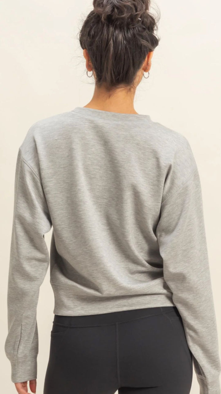 Heather Gray Scuba Classic Crew Neck Sweatshirt