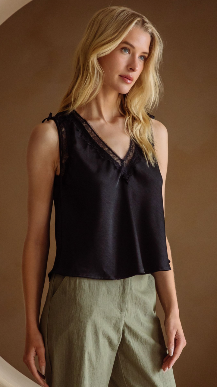 Satin Lace Cami