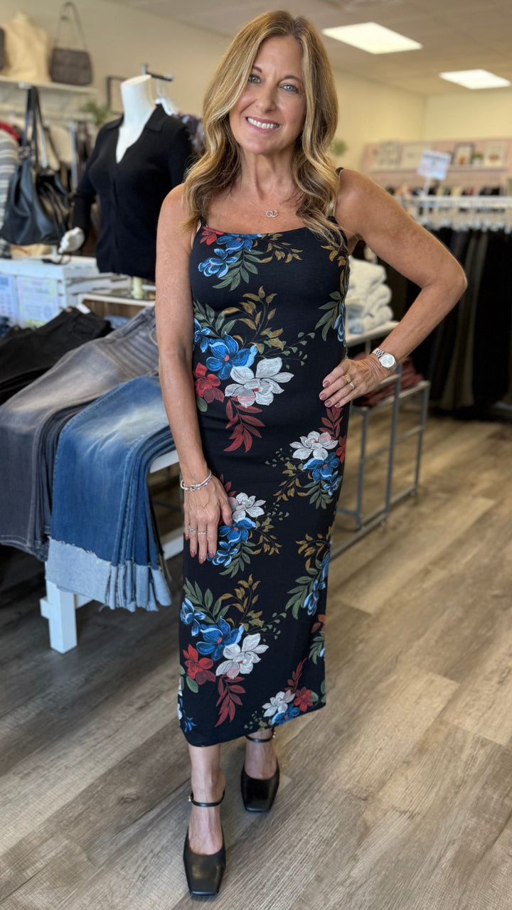 Four Seasons Stretch Maxi Dress