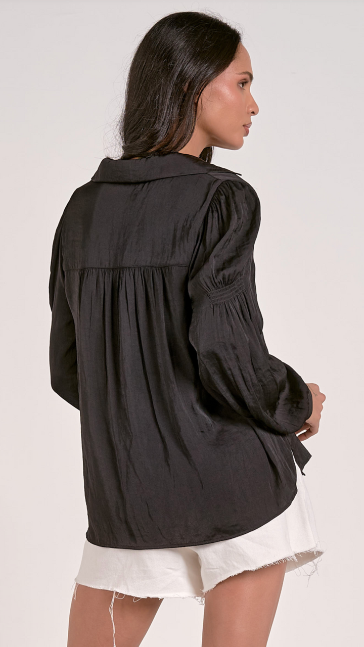 Black Long Sleeve Blouse