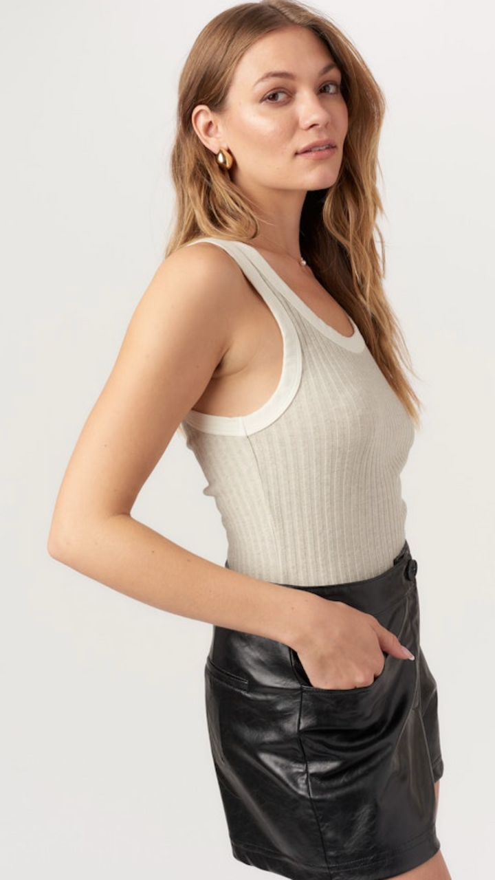 Cream Cooper Sweater Tank