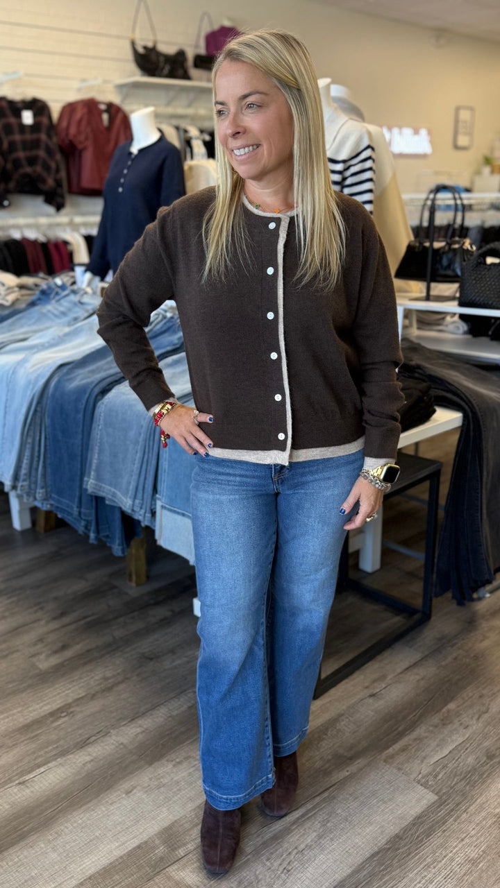 High Rise Tummy Control Medium Wash Straight Jeans