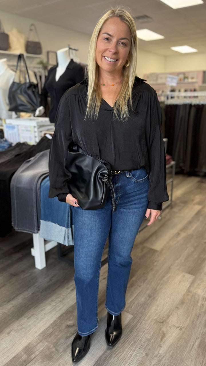 Black Long Sleeve Blouse