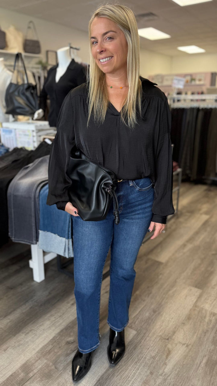 Black Long Sleeve Blouse