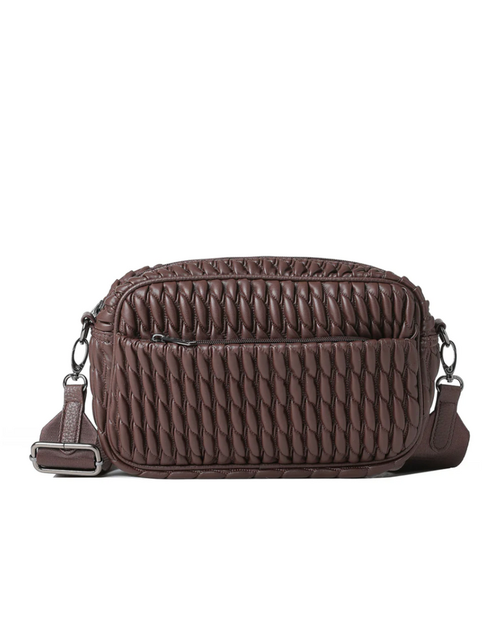 Noa Chocolate Cargo Camera Crossbody Bag