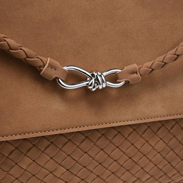 Camel Serenee Satchel Handbag