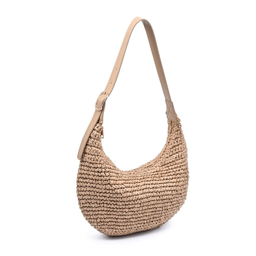 Natural Jasmine Hobo Shoulder Bag