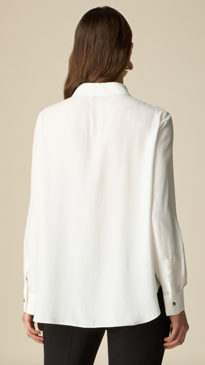 White Button Down Blouse