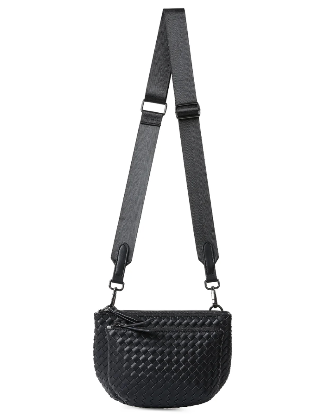 Devon Jet Convertible Crossbody Bag