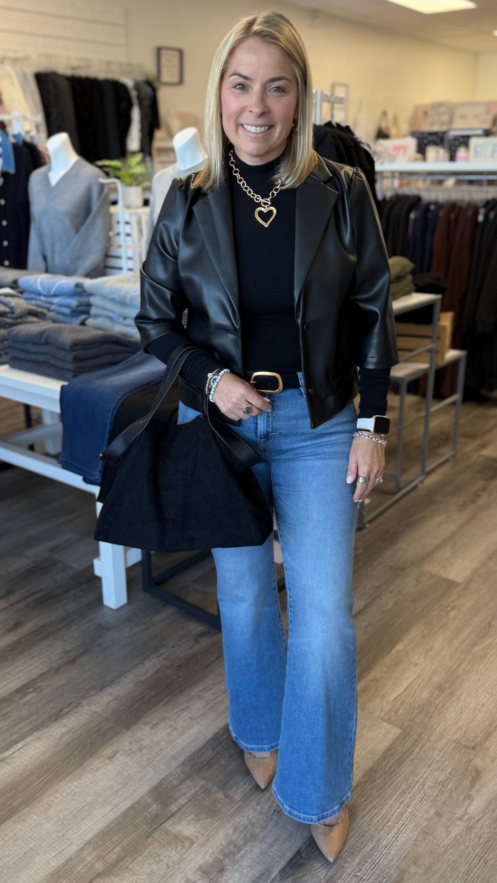 Black Mock Neck Undersweater