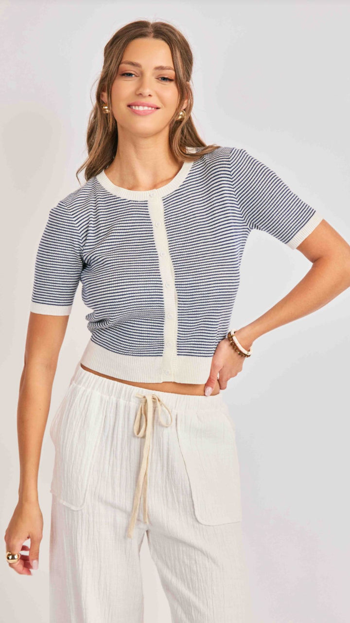 Mavi Stripe Cardigan
