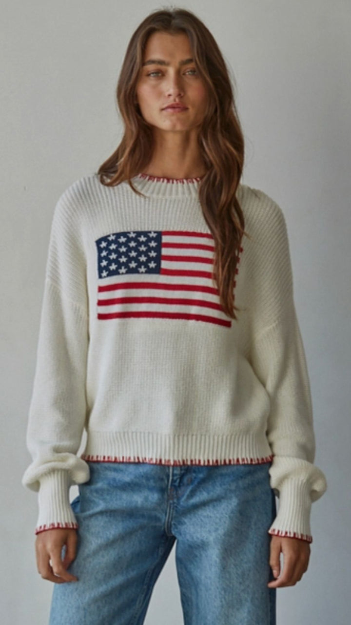 Americana Stitch Sweater