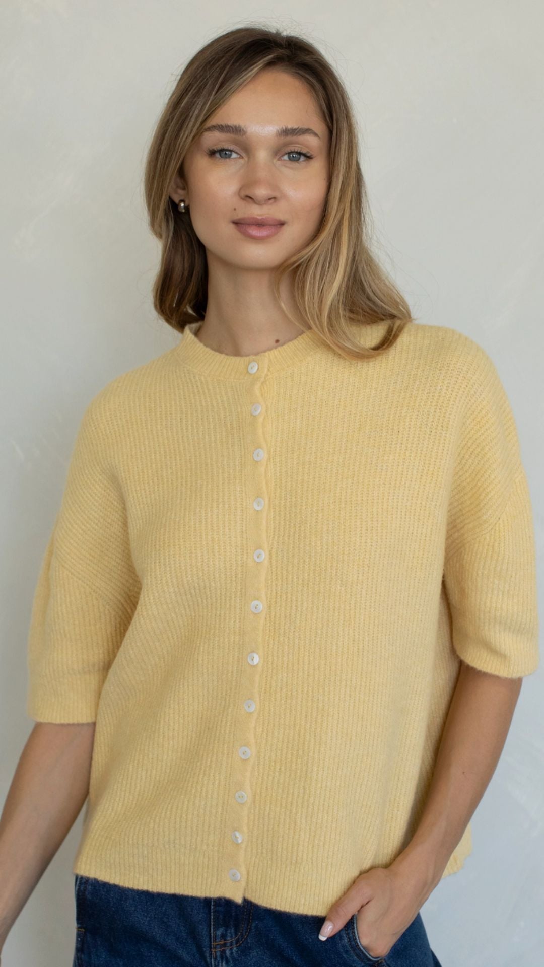 Honey Buttoned Cardigan