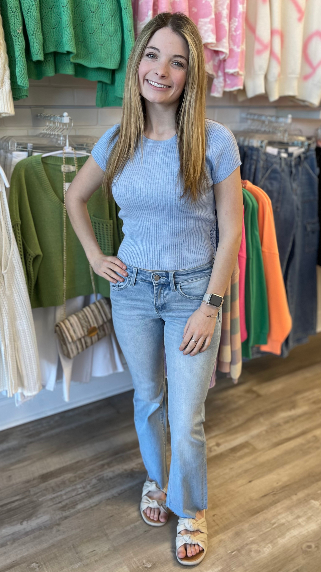 Blue Reese Sweater Top