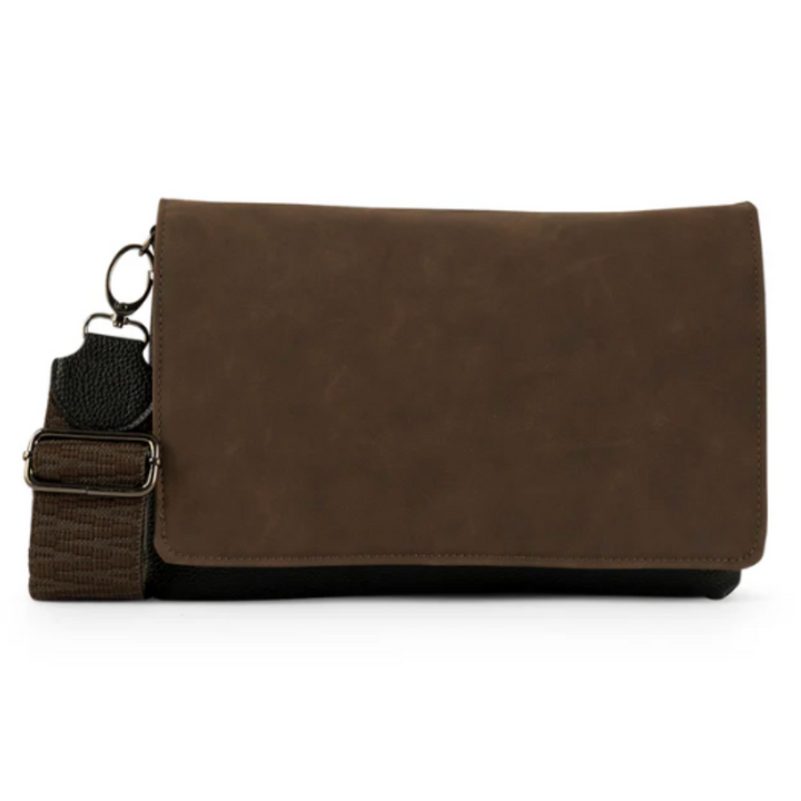 Lexi Espresso Crossbody Bag