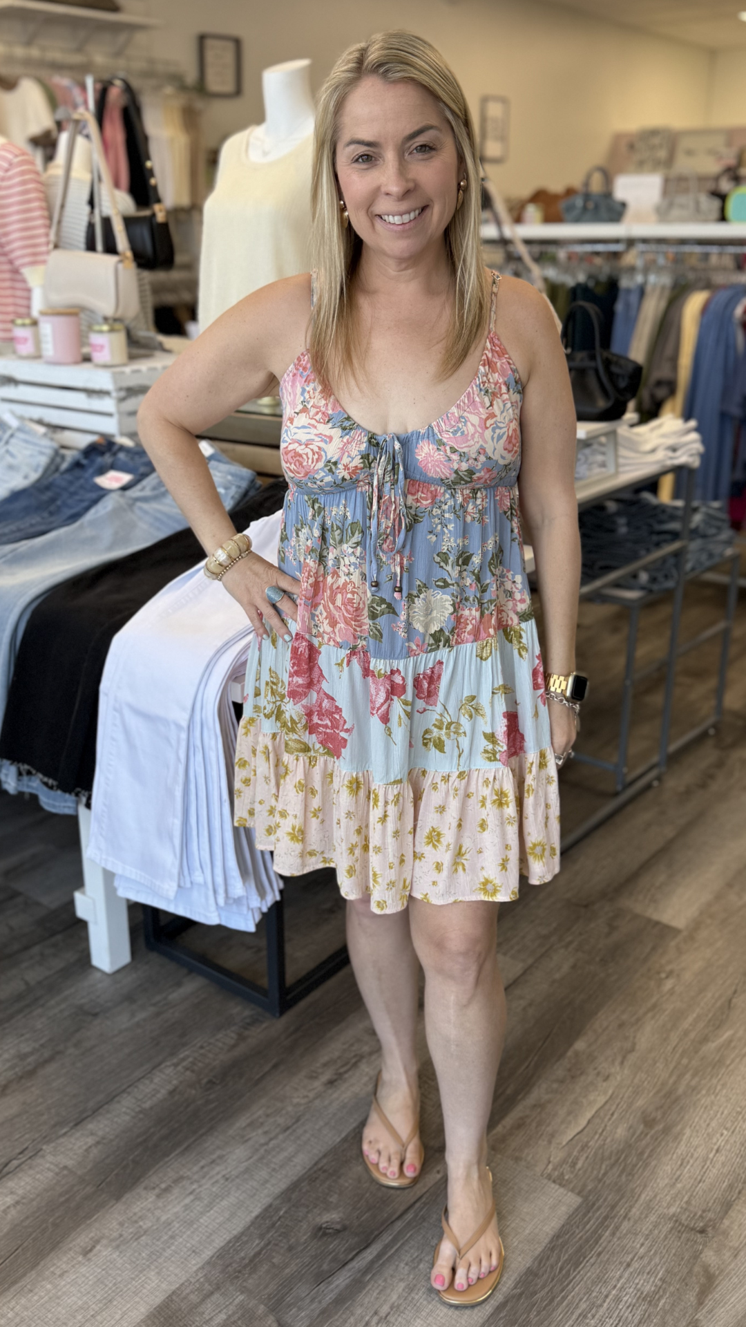 Floral Mix Print Dress