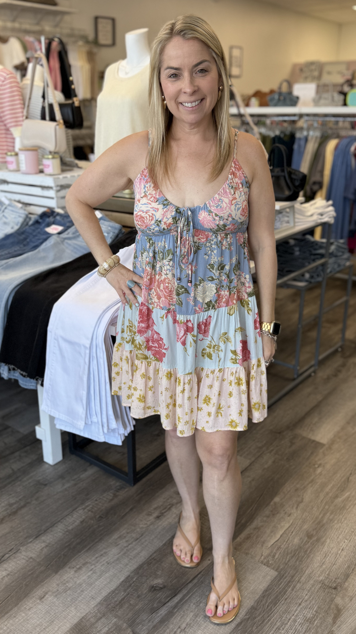 Floral Mix Print Dress