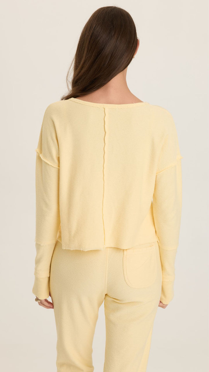 Lunaria Annika Long Sleeve Boat Neck Top