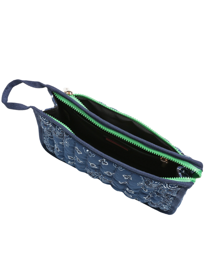 Beau Navy Bandana Pouch