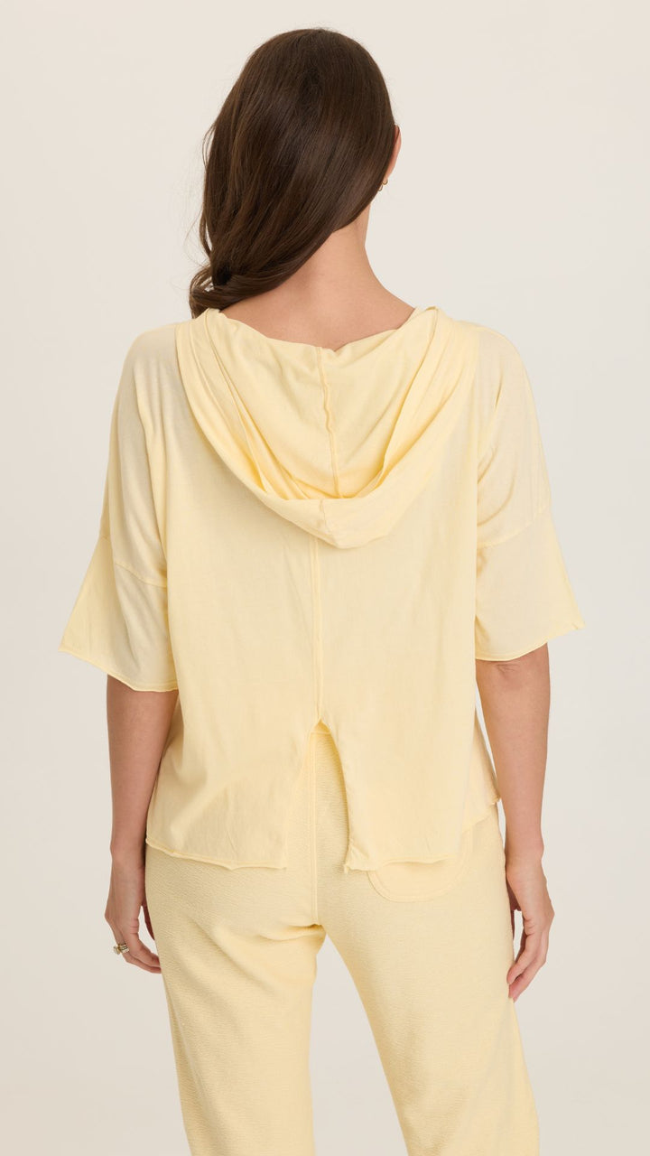 Lunaria Coen Jersey Short Sleeve Hooded Tee