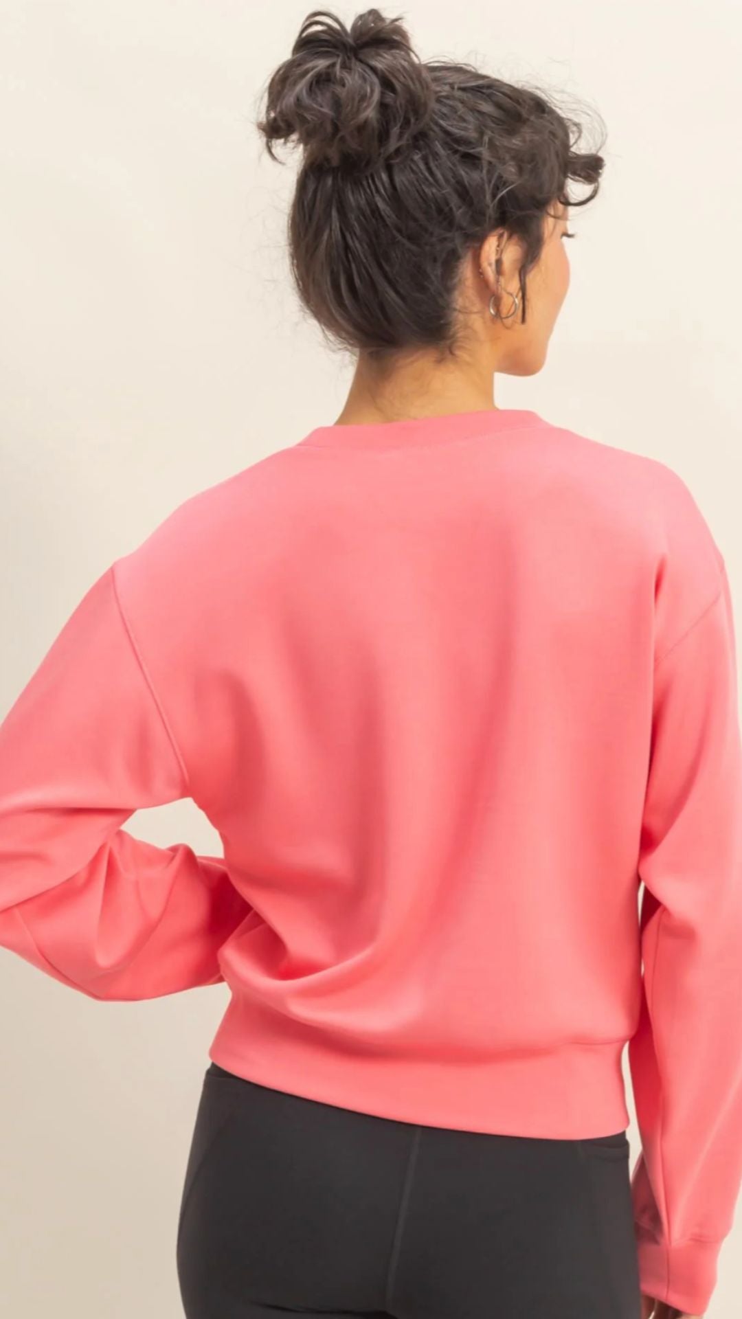Taffy Pink Scuba Classic Crew Neck Sweatshirt