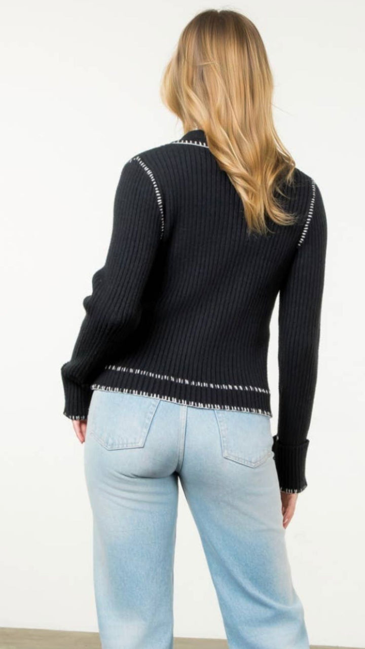 Collared Button Up Cardigan