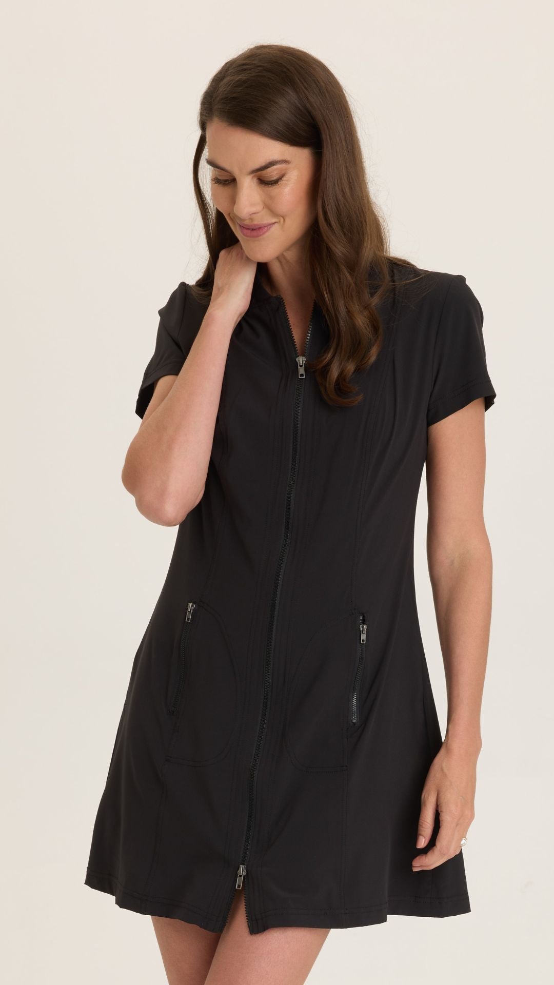 Black Mulder Jacket Dress
