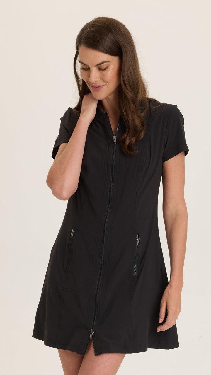 Black Mulder Jacket Dress