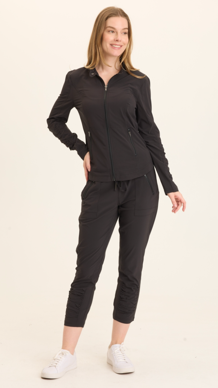 Black Bader Active Cargo Pants