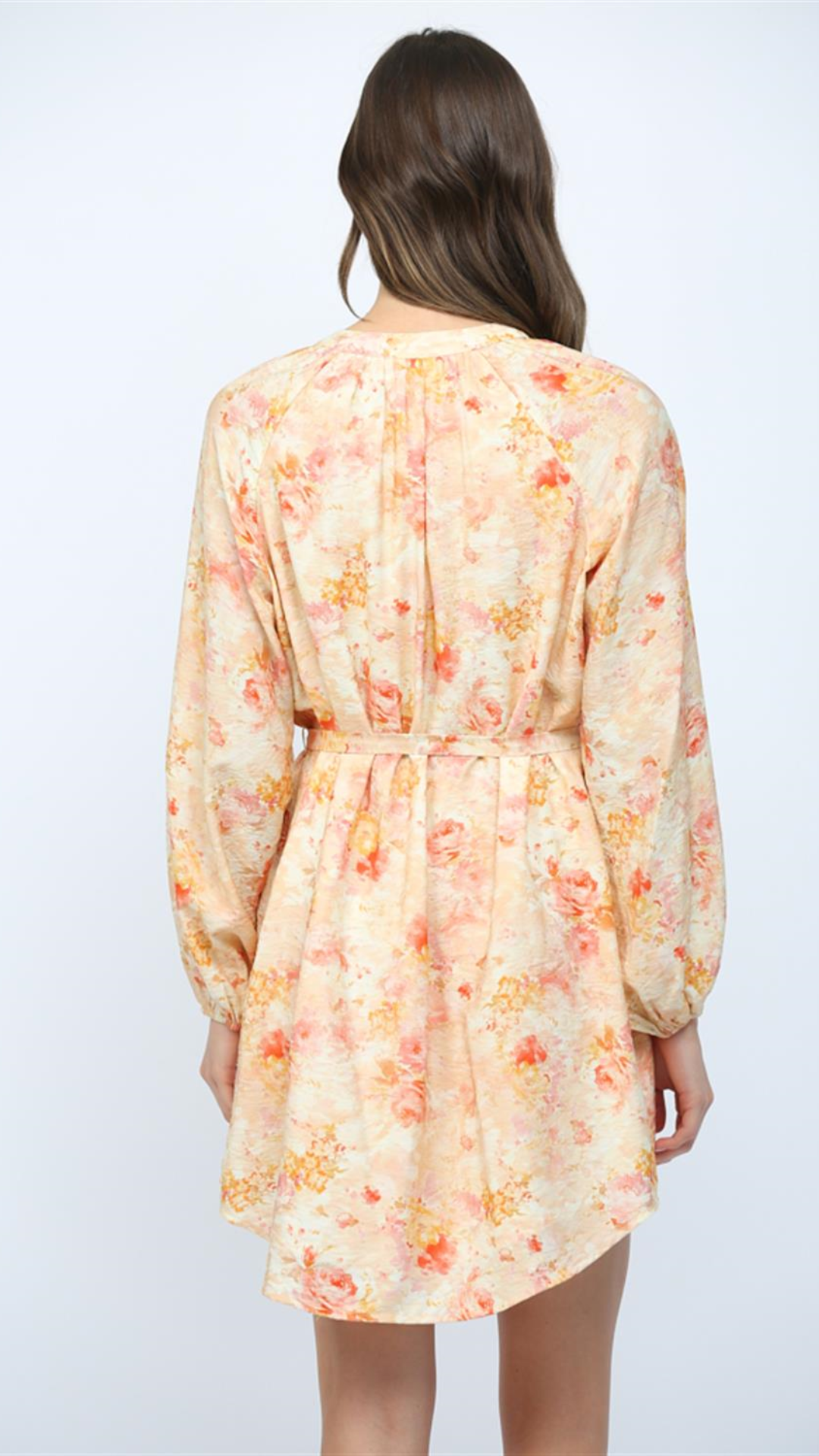 Button Down Dress With Raglan Sleeves