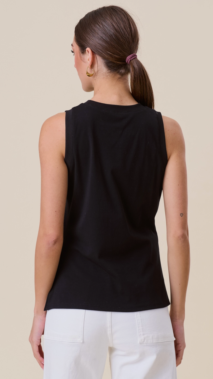 Gathered Gold Brooch Top
