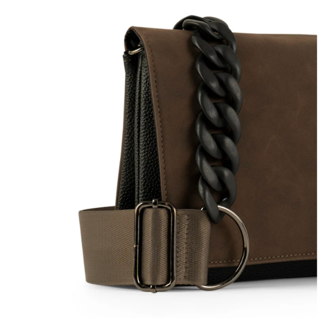 Lexi Espresso Crossbody Bag