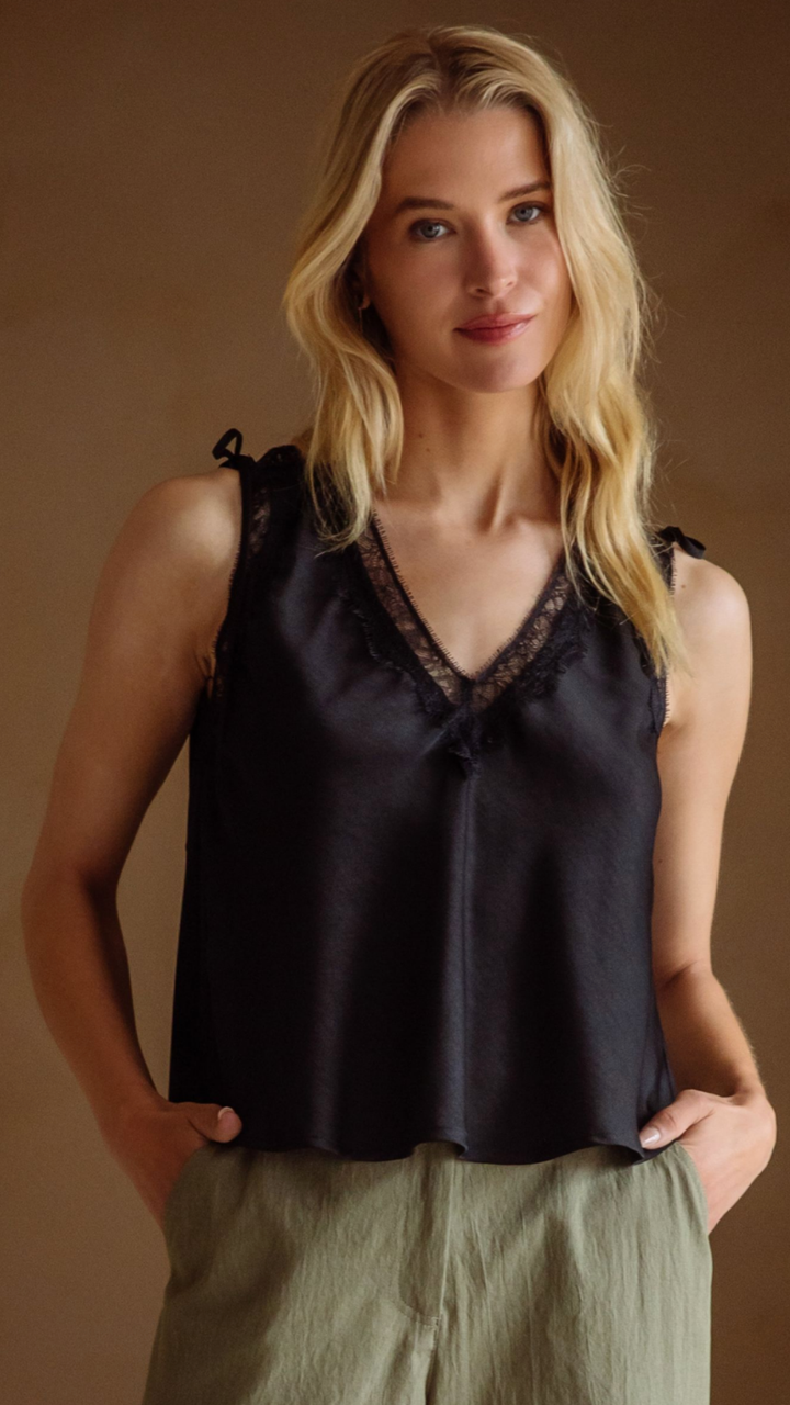 Satin Lace Cami