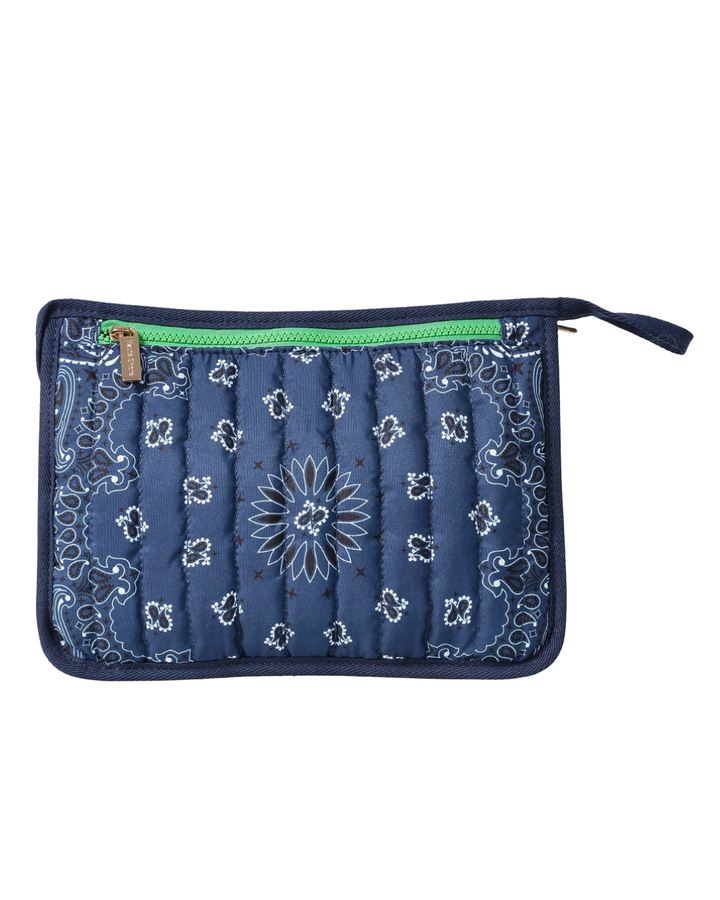 Beau Navy Bandana Pouch