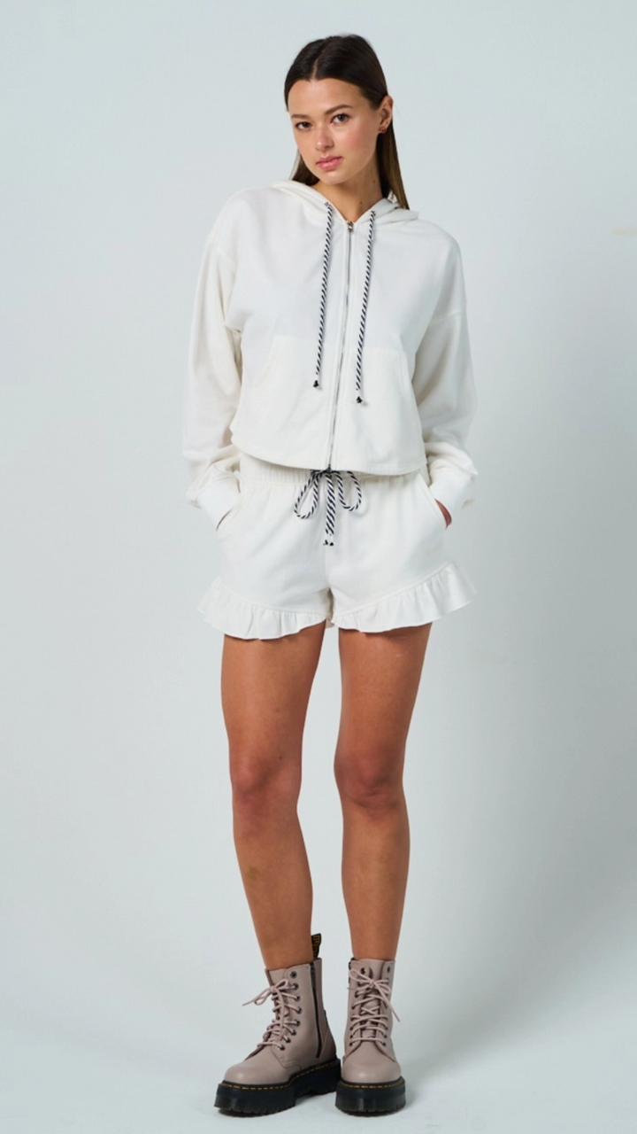 Hooded Zipper Sweatshirt