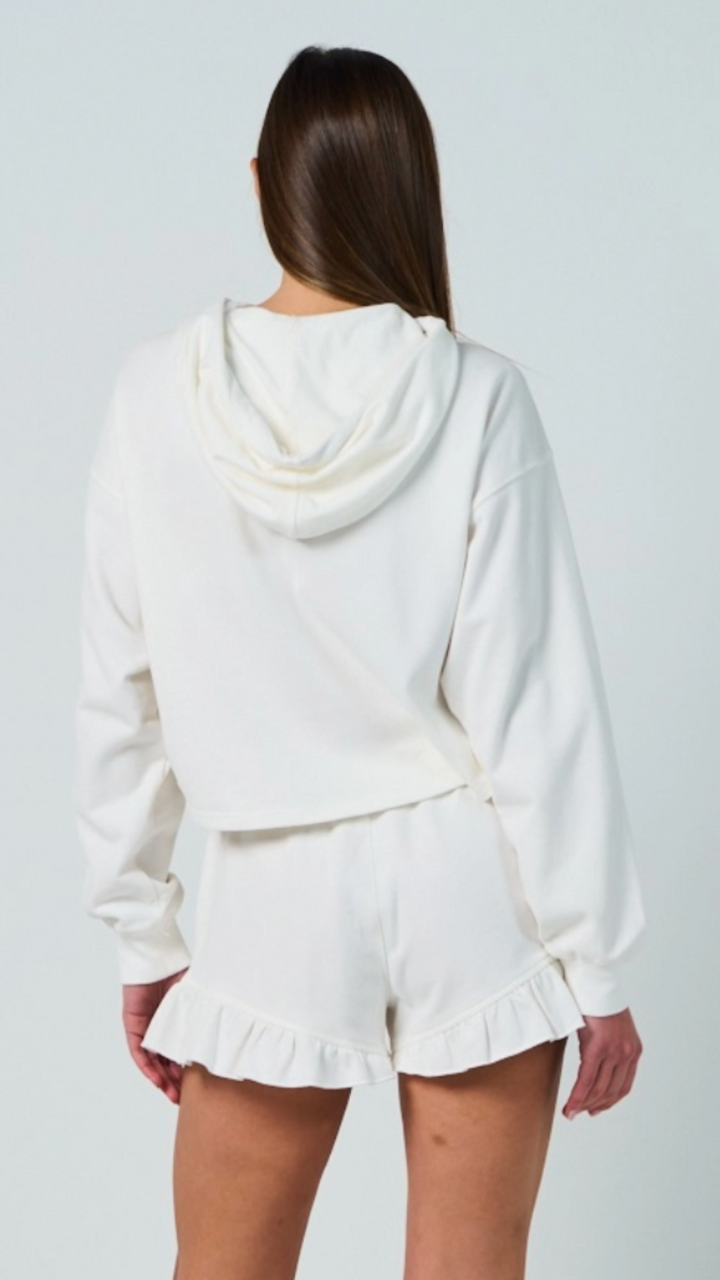 Hooded Zipper Sweatshirt