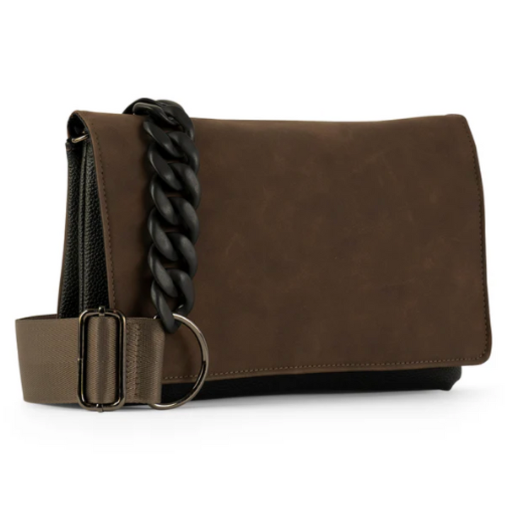 Lexi Espresso Crossbody Bag