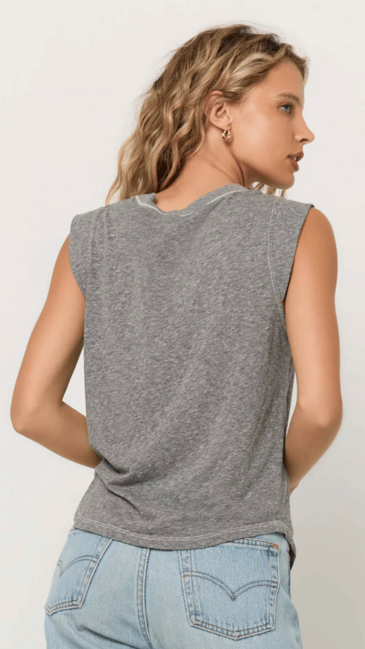 Rue Heathered V Neck Tank
