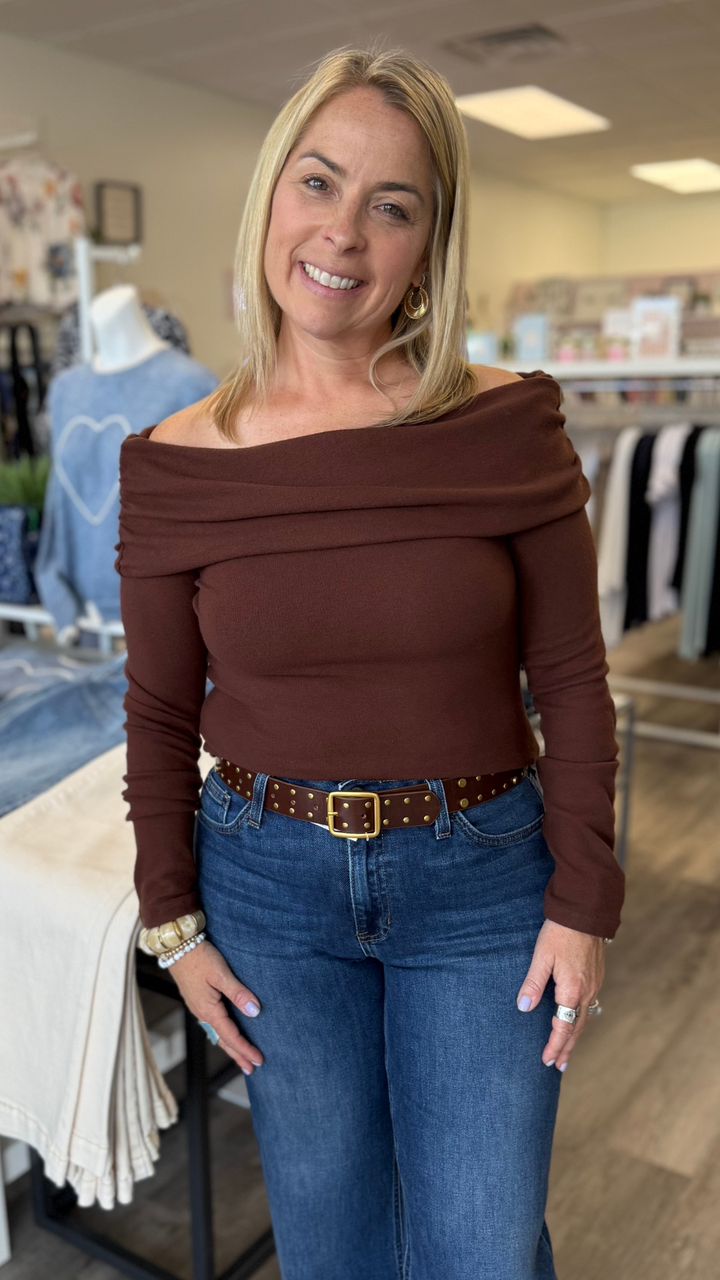 Studio City Off The Shoulder Long Sleeve