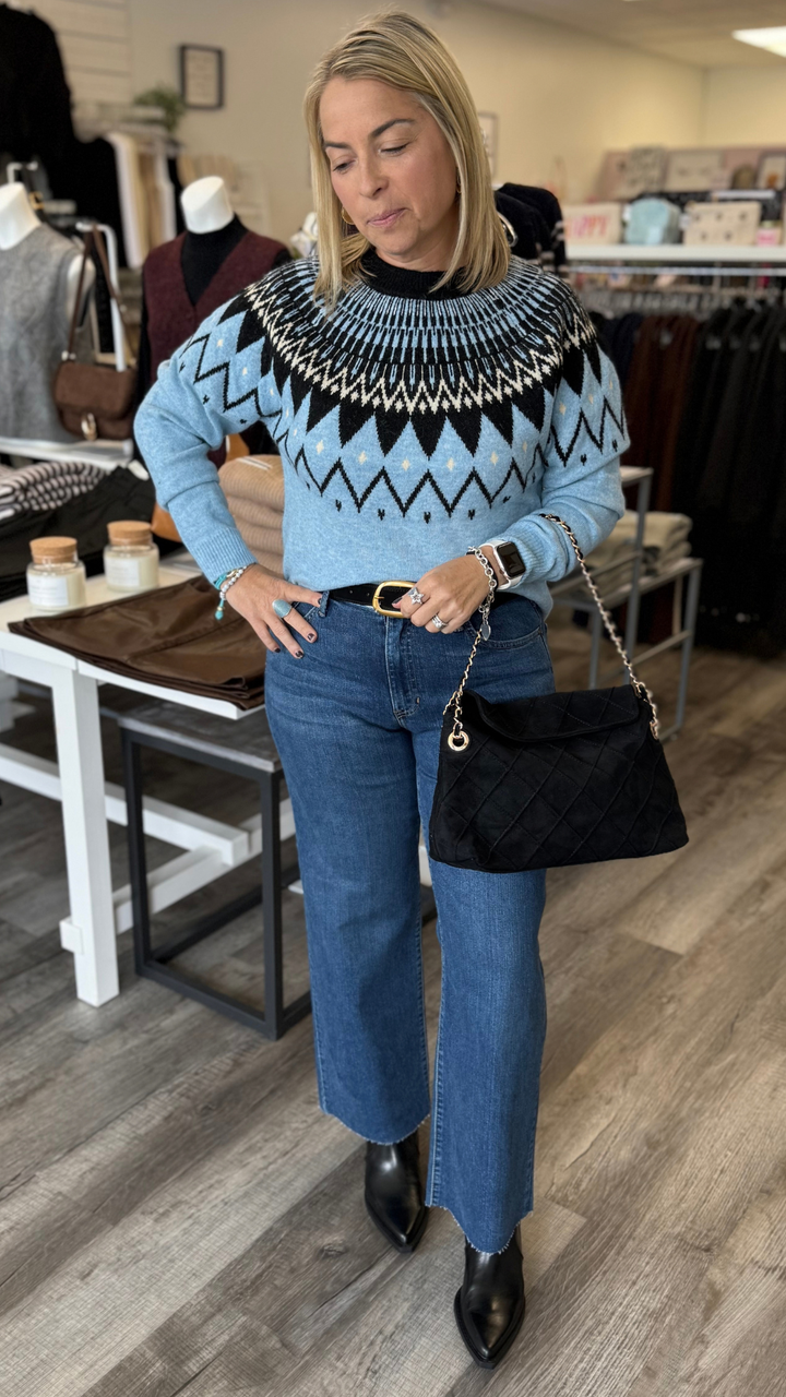 Blue Mist Nordic Sweater