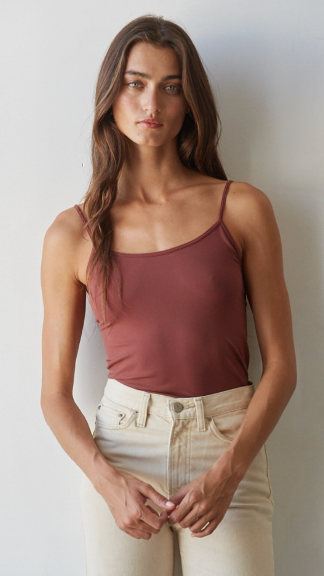 Burgundy Essential Solid Cami