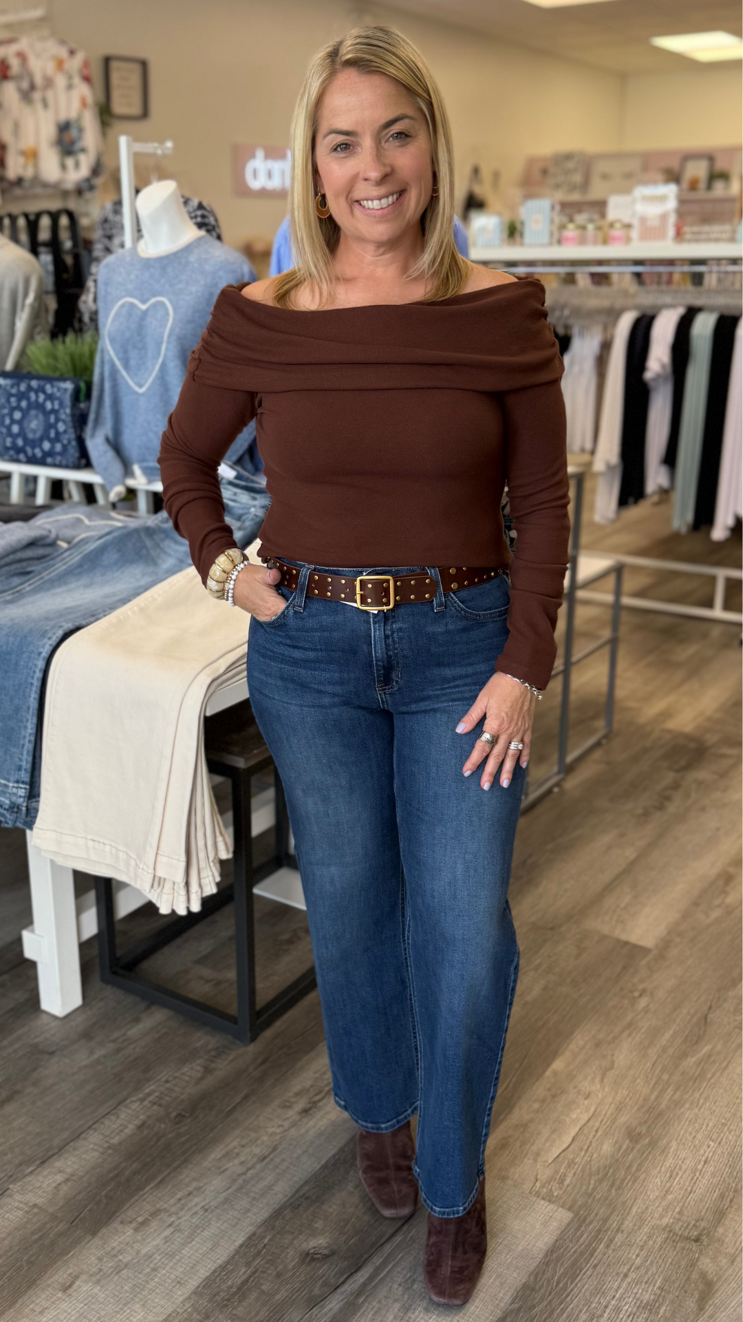 Studio City Off The Shoulder Long Sleeve