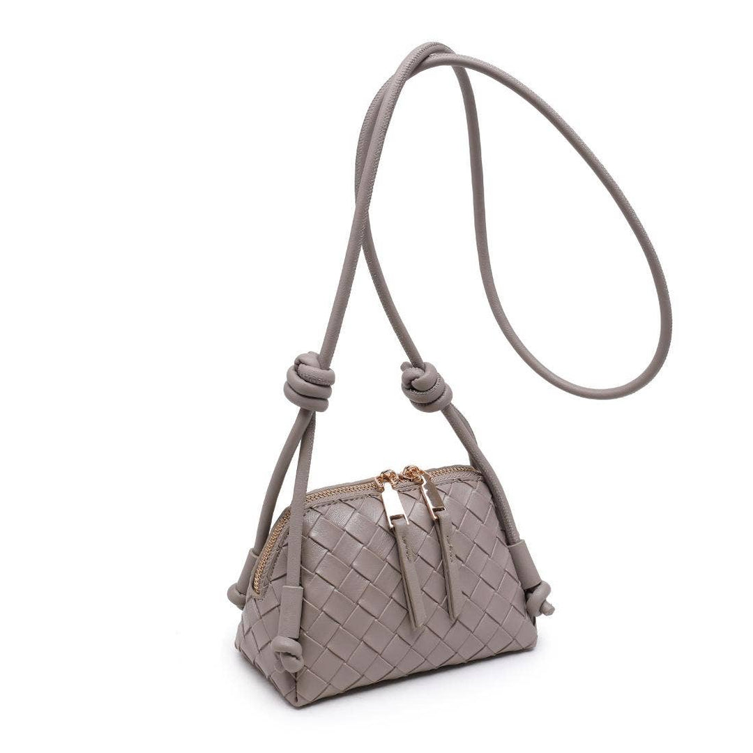 Grey Essa Crossbody Handbag