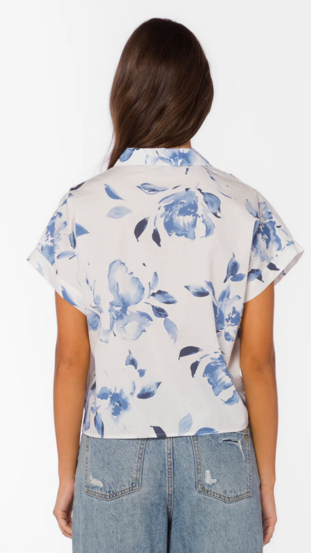 Washed Waterflower Top