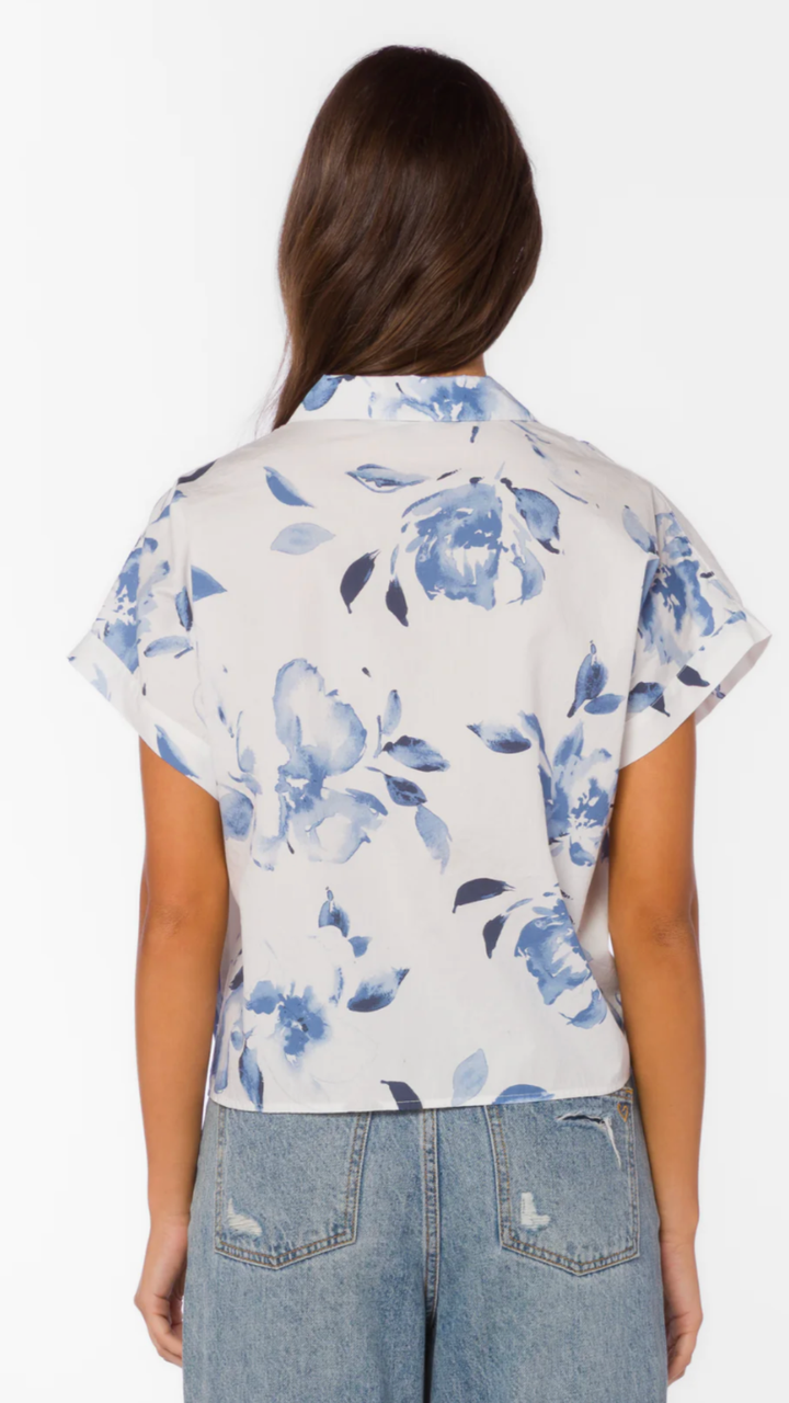 Washed Waterflower Top