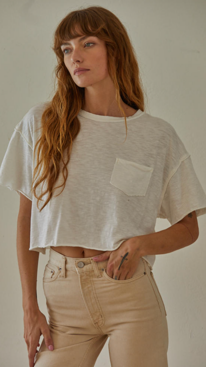 Cotton Wash Crew Tee