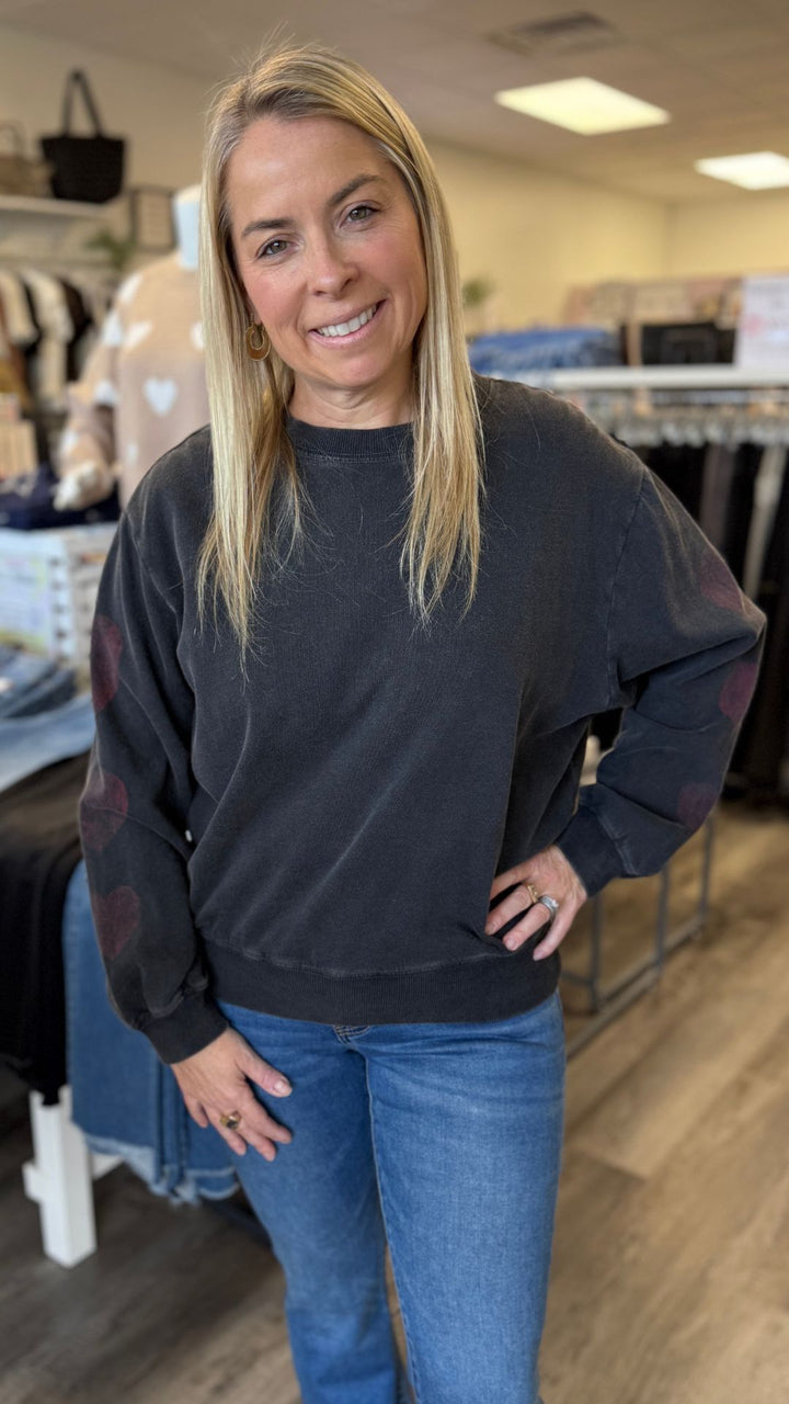 Red Hearts Sweatshirt