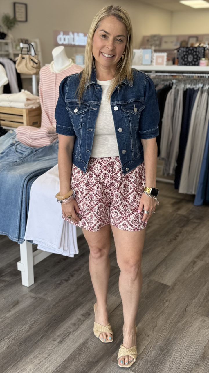 Paradise Printed Pull On Shorts