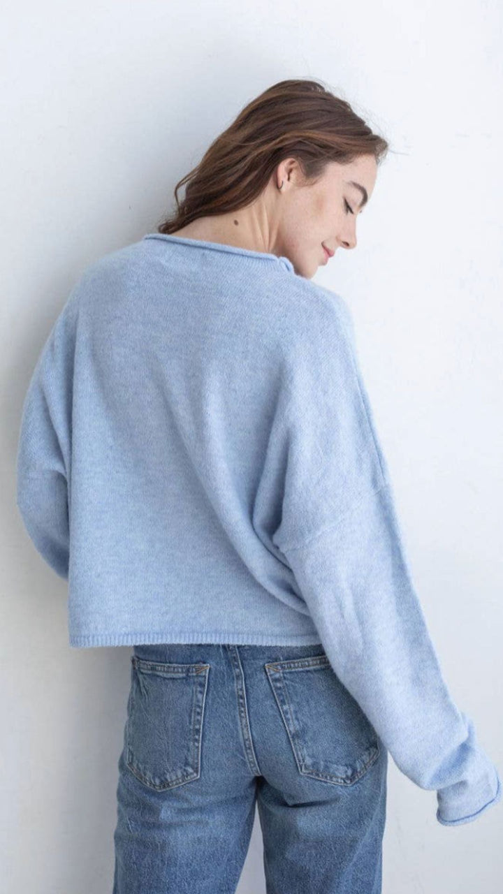 Sky Blue Piper Sweater Cardigan