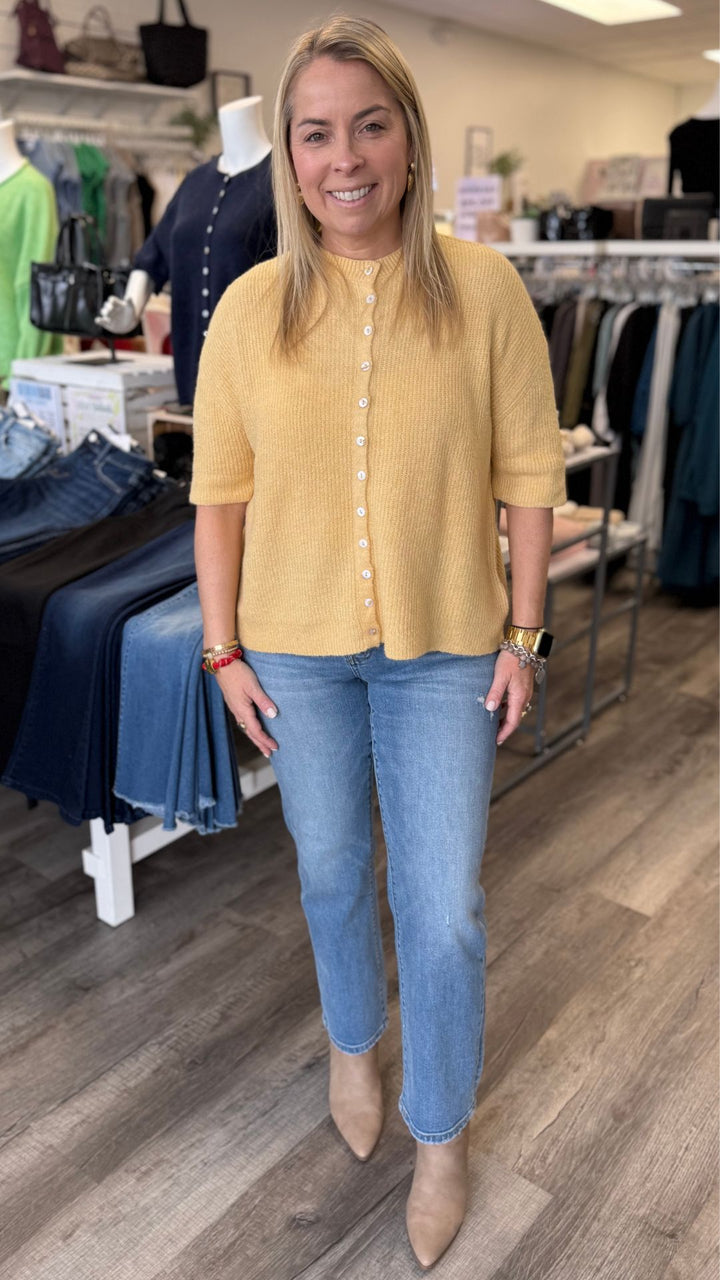 Honey Buttoned Cardigan